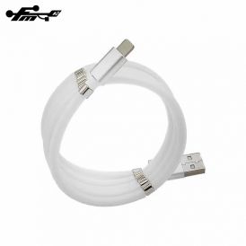 Self Winding Magnetic Charging Cable Lightening White