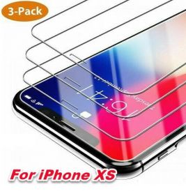 Abrasion Resistance CUSKING Screen Protector for iPhone X/iPhone Xs 9H Hardness Screen Protector for iPhone X/iPhone Xs High Transparency Tempered Glass 3 Pack 